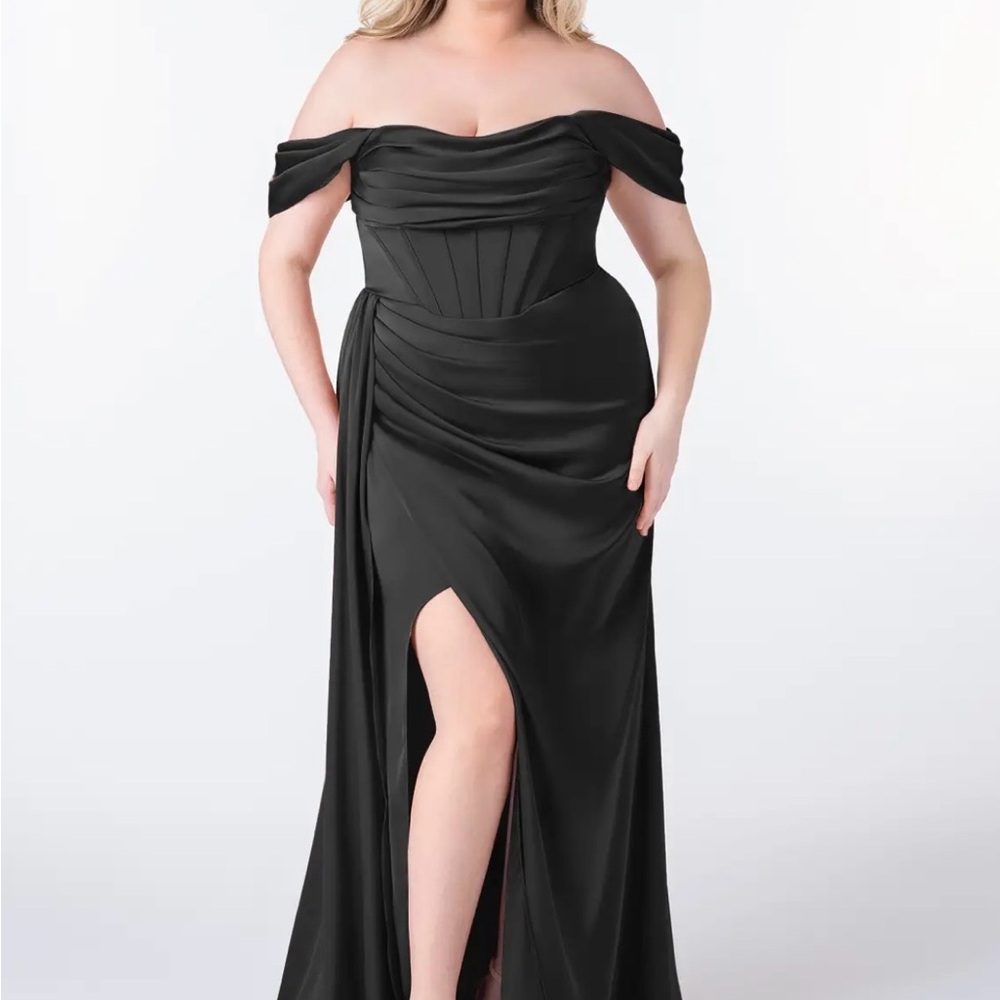 Kendall & Kylie Black Azazie Gown